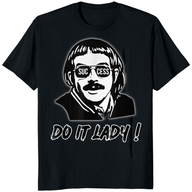 Success Do It Lady Chit Retro Funny Meme T-Shirt in Black