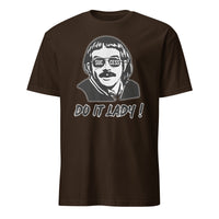 Success Do It Lady Chit Retro Funny Meme T-Shirt in Dark Chocolate