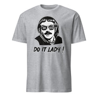 Success Do It Lady Chit Retro Funny Meme T-Shirt in Sport Grey