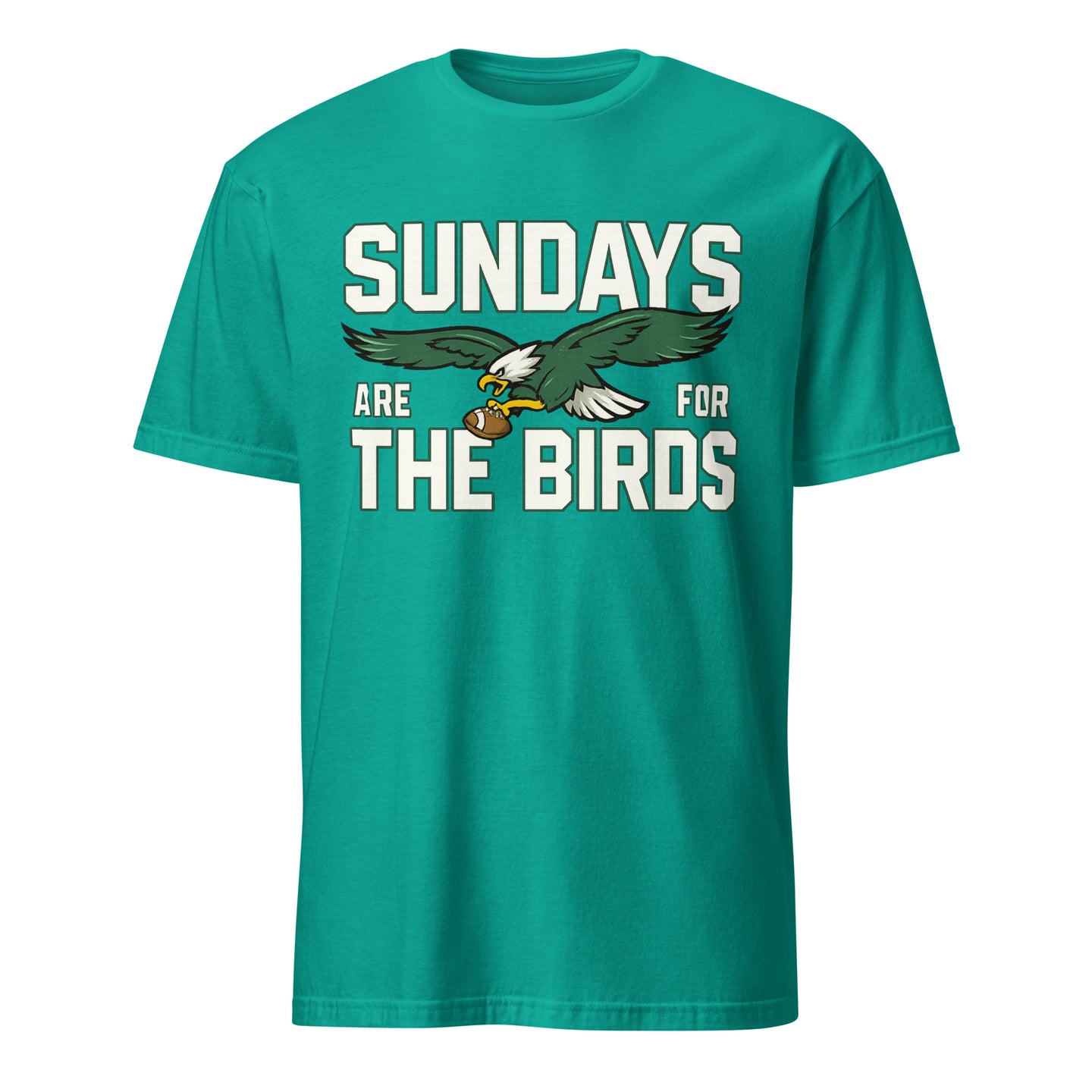 Sundays Are for the Birds Philadelphia Kids T-Shirt in jade dome green by Cuccico