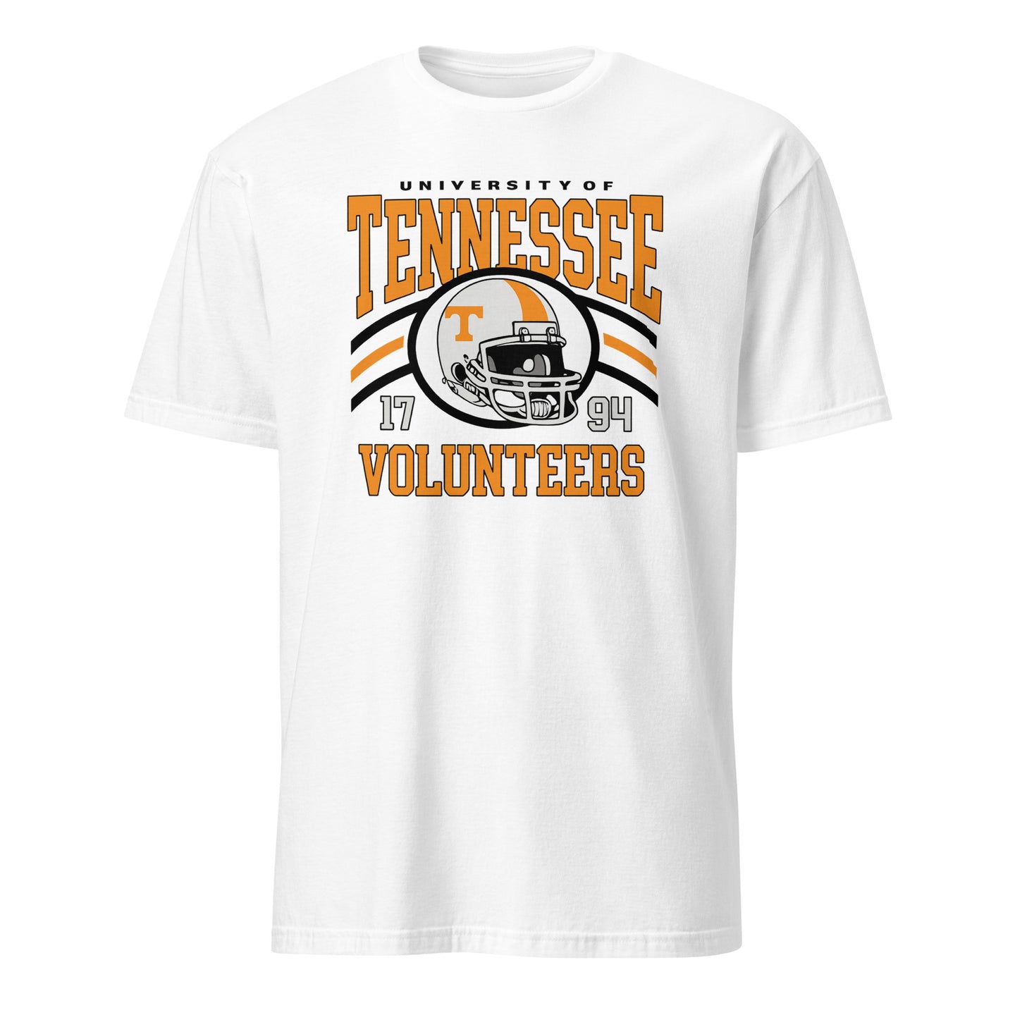 White Tennessee Volunteers Game Day T-Shirt by Cuccico with retro Vols graphic