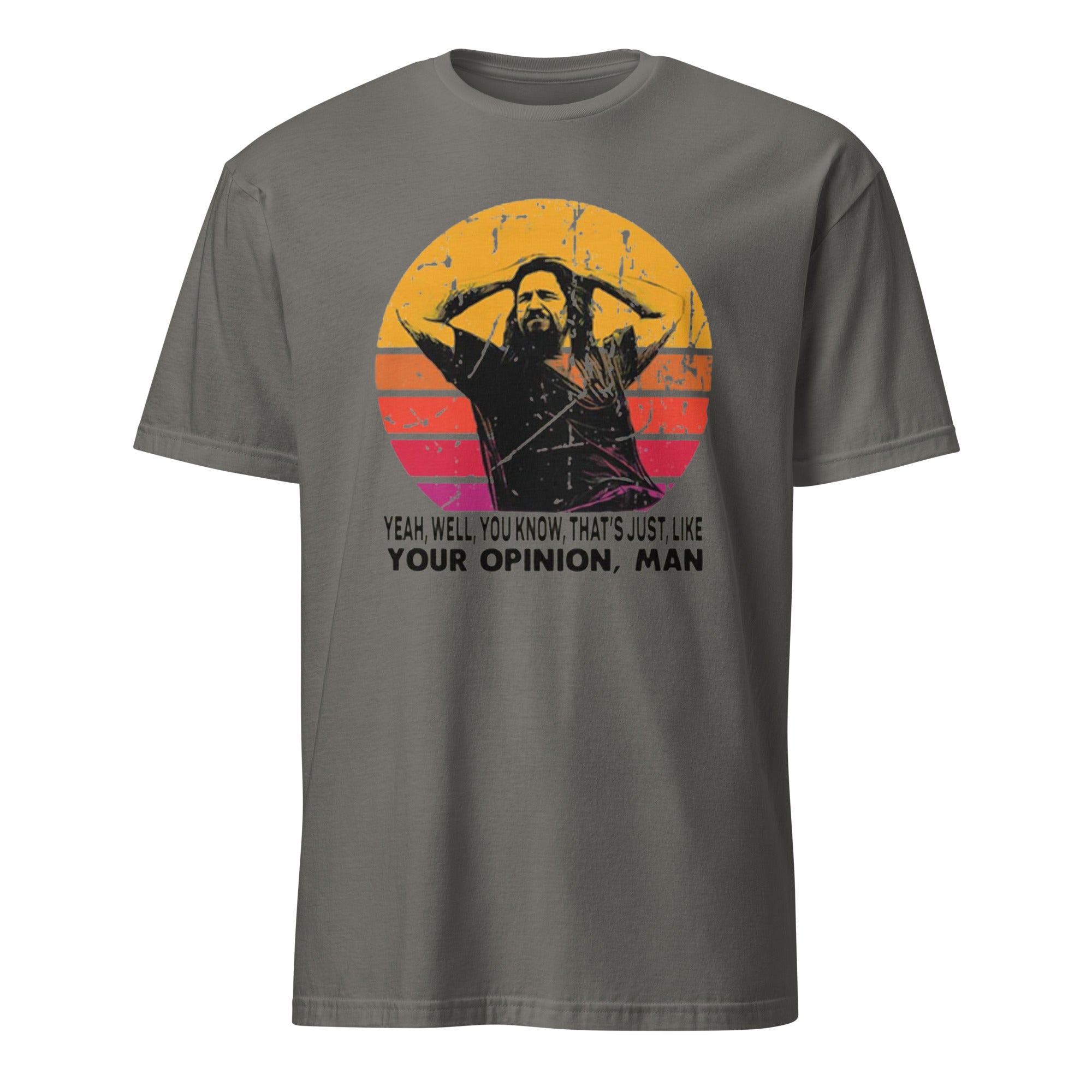 That’s, Like, Your Opinion, Man T-Shirt in charcoal grey by Cuccico