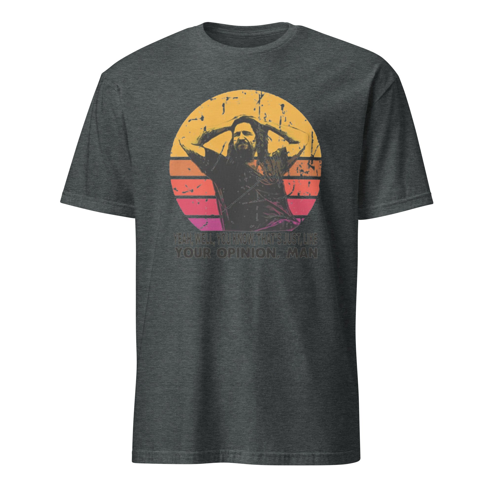 That’s, Like, Your Opinion, Man T-Shirt in dark heather grey by Cuccico