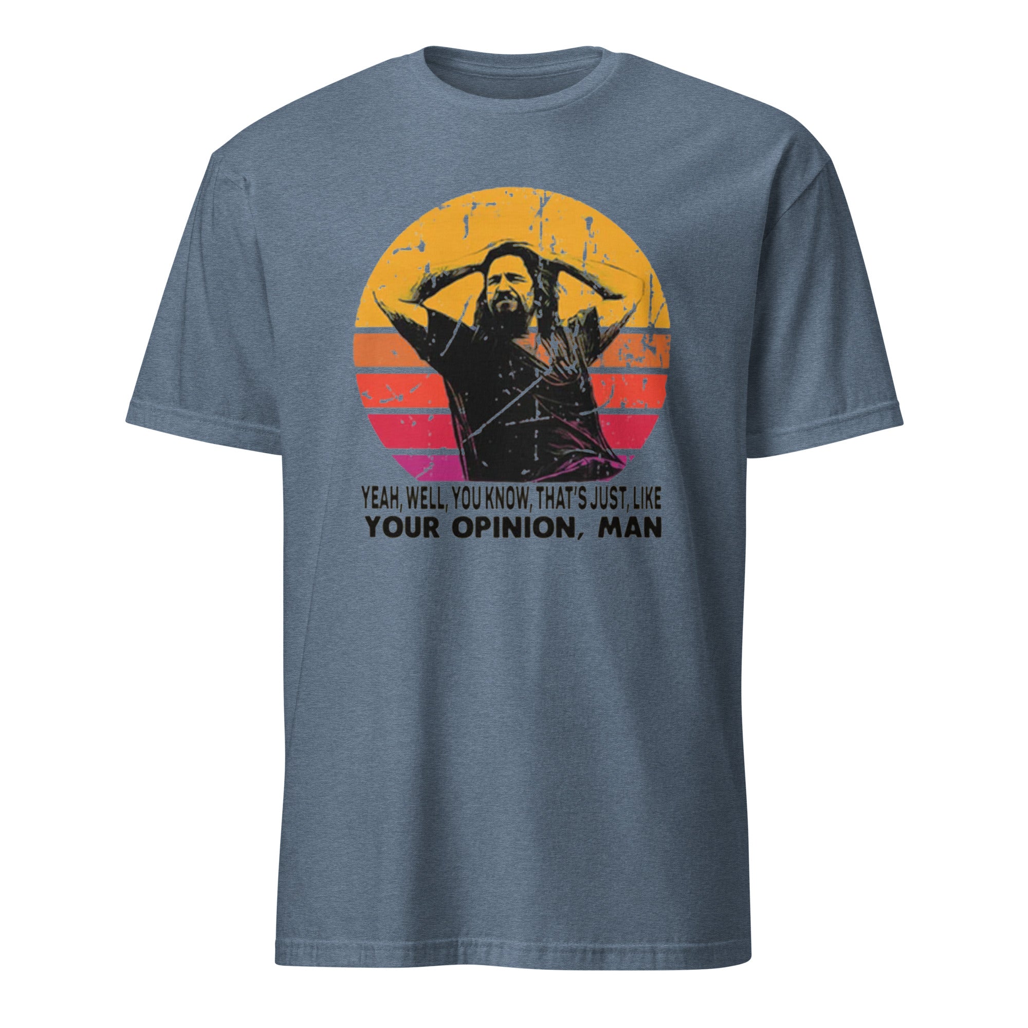 That’s, Like, Your Opinion, Man T-Shirt in heather indigo by Cuccico