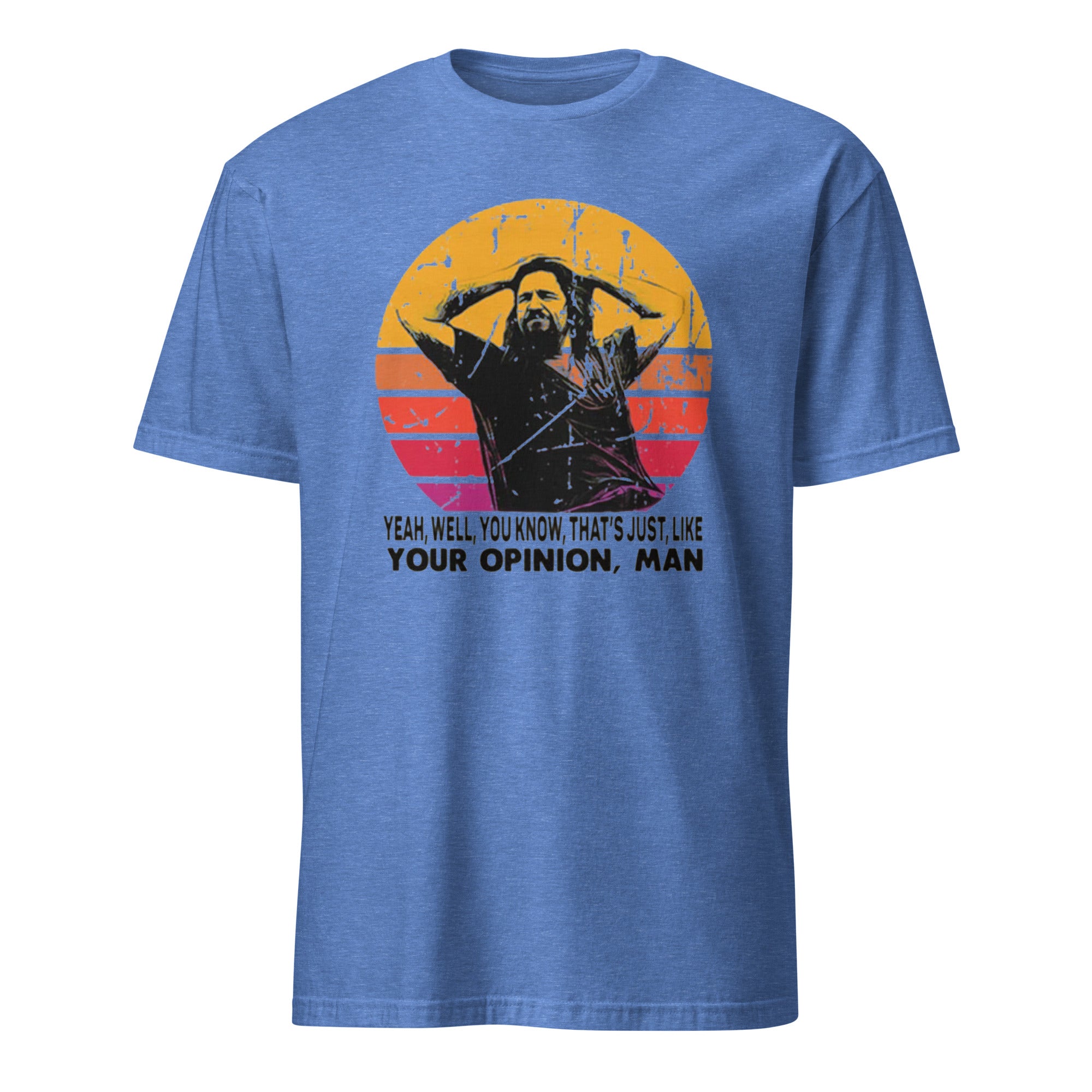 That’s, Like, Your Opinion, Man T-Shirt in heather royal blue by Cuccico