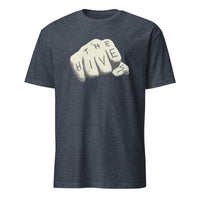 The Hives T-Shirt in heather navy graphic band tee by Cuccico