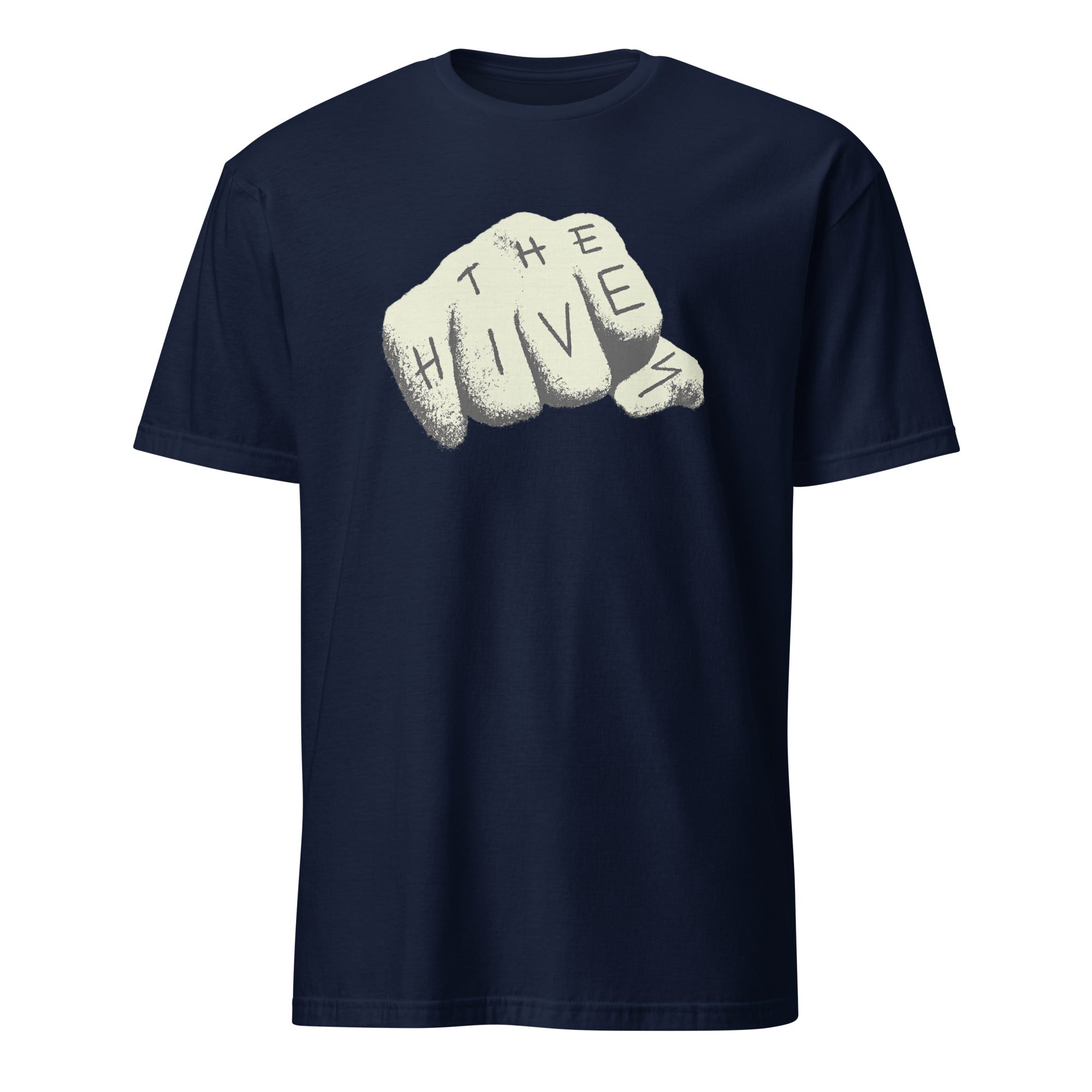 The Hives T-Shirt in navy blue graphic band tee by Cuccico