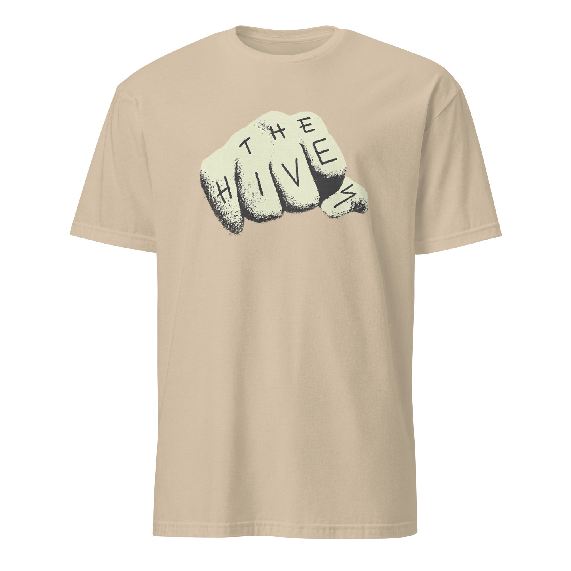 The Hives T-Shirt in sand color graphic band tee by Cuccico
