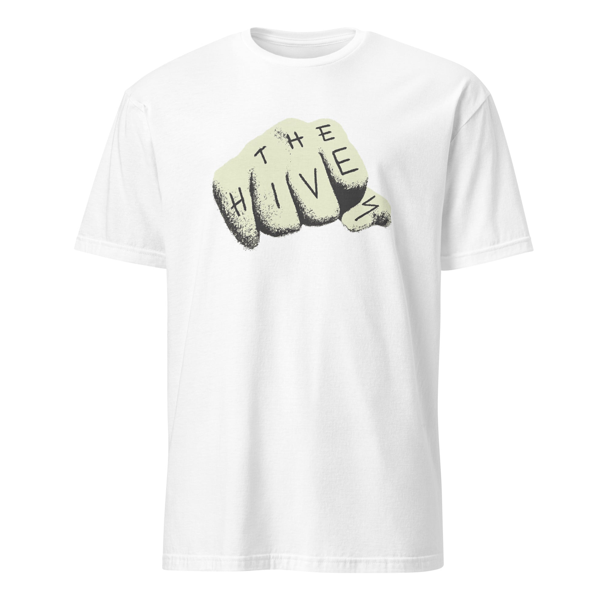 The Hives T-Shirt in white graphic band tee by Cuccico