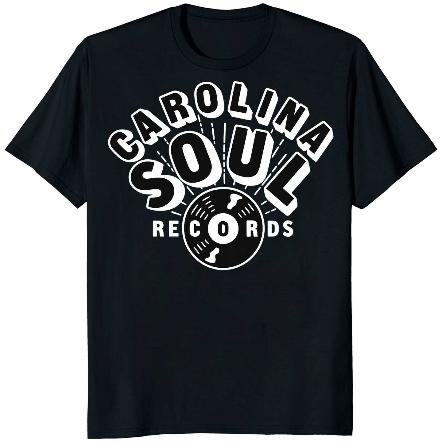 The Runarounds Charlie Cooper Carolina Soul Records graphic t-shirt in black by Cuccico