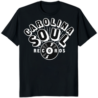 The Runarounds Charlie Cooper Carolina Soul Records graphic t-shirt in black by Cuccico