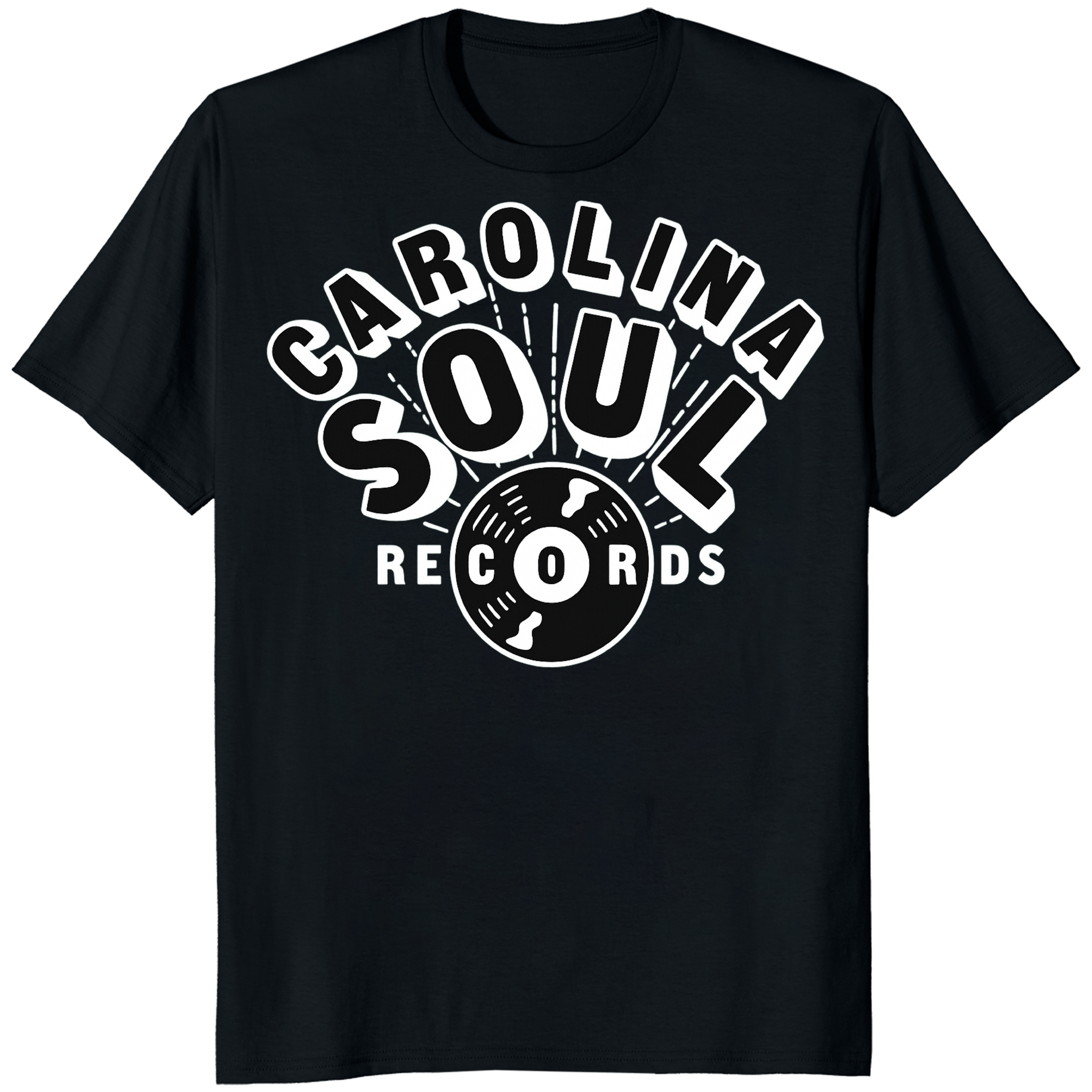 The Runarounds Charlie Cooper Carolina Soul Records graphic t-shirt in black by Cuccico