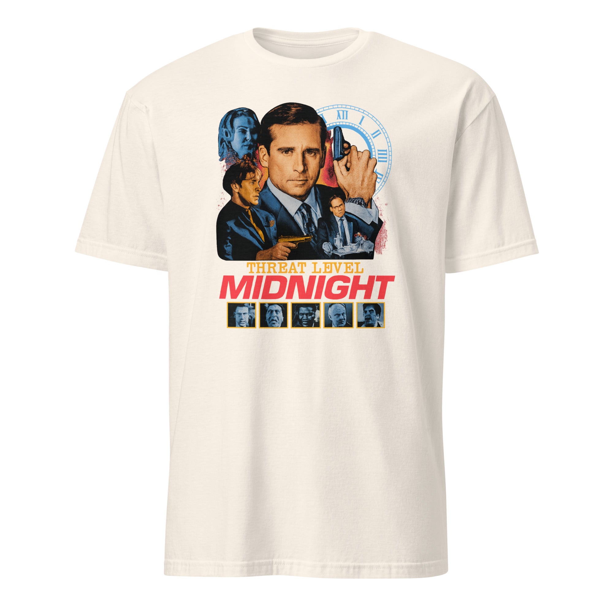 Threat Level Midnight Retro Michael Scarn T-Shirt in Natural by Cuccico