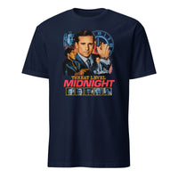 Threat Level Midnight Retro Michael Scarn T-Shirt in Navy by Cuccico