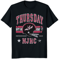 Black Thursday NJHC Helmet T-Shirt with MetLife Stadium design by Cuccico