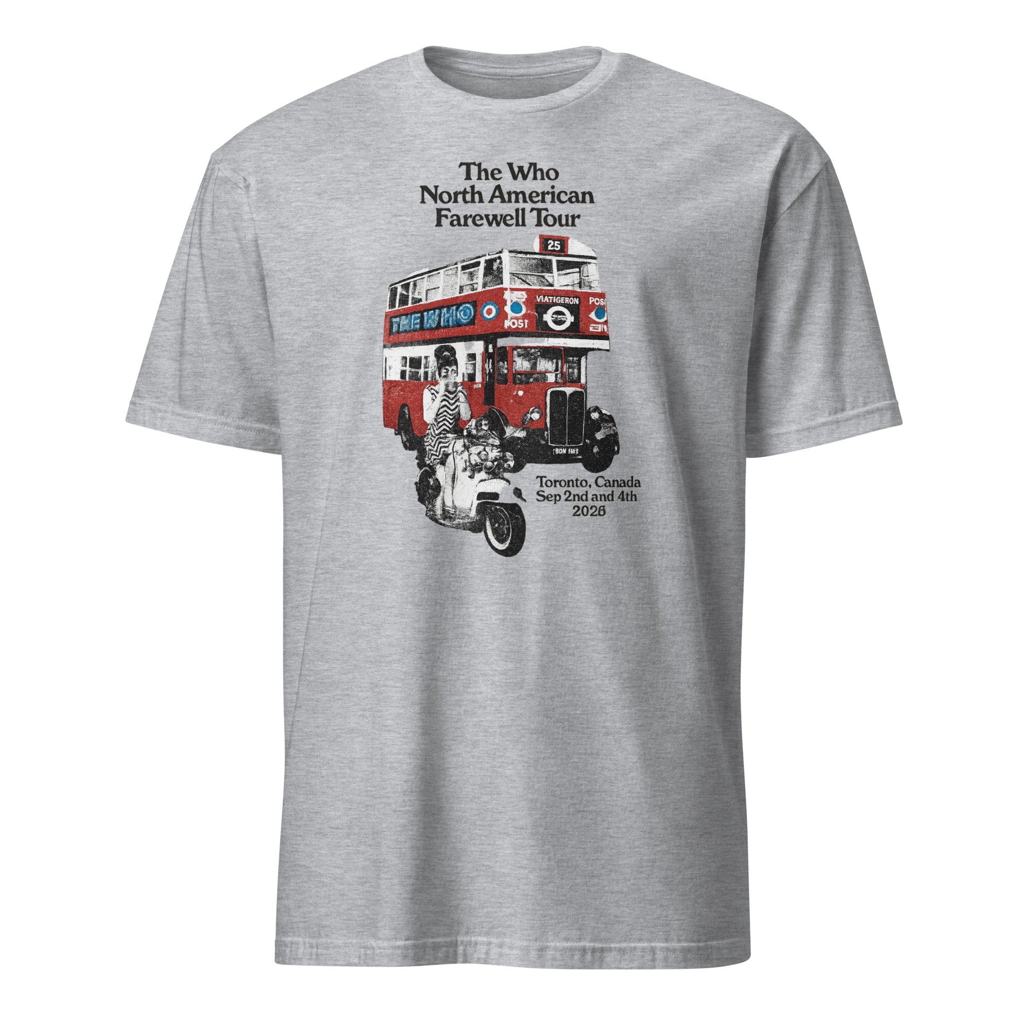 Toronto ON 2025 Farewell Tour T-Shirt in Sport Grey by Cuccico