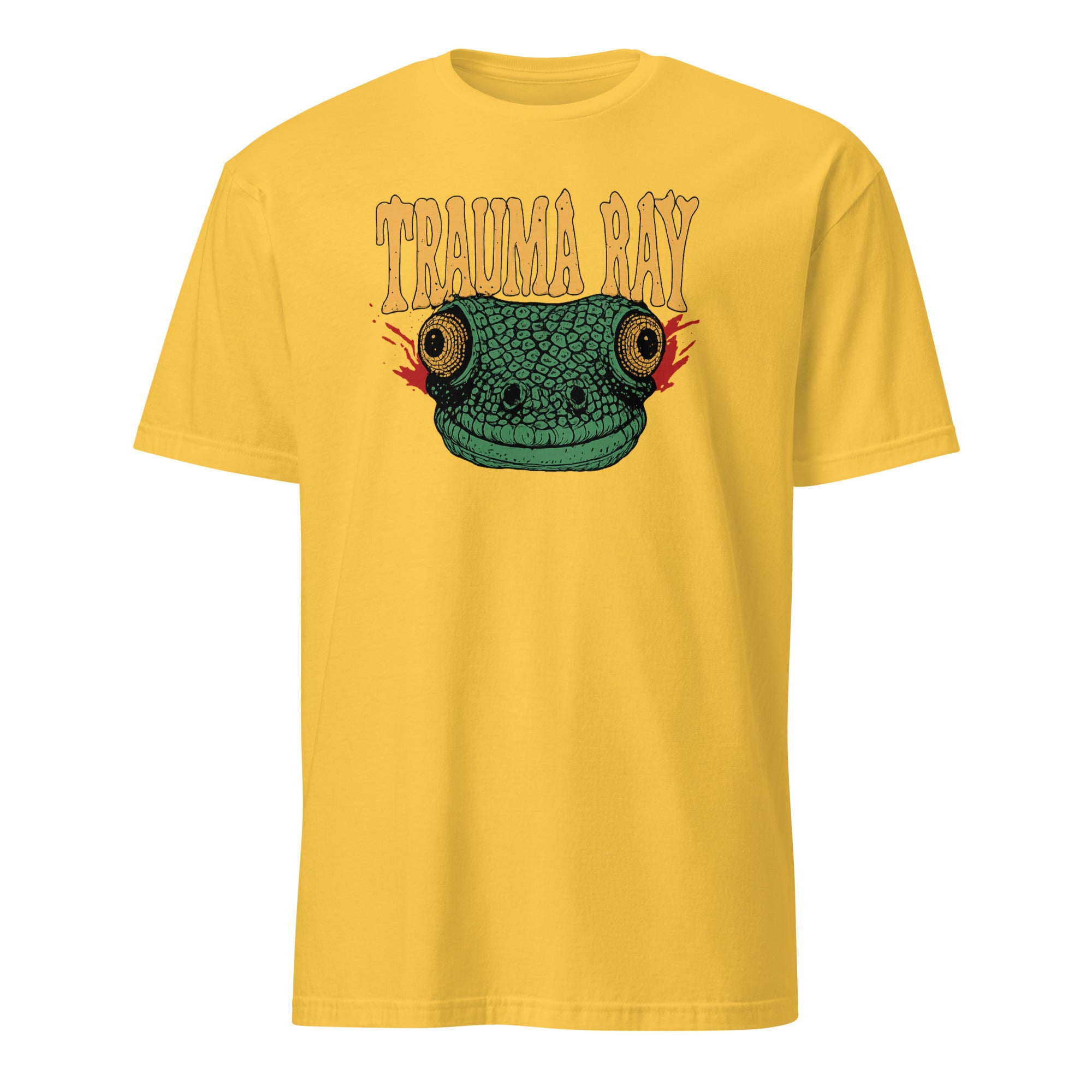 Trauma Ray New Shirt in daisy yellow by Cuccico band merch