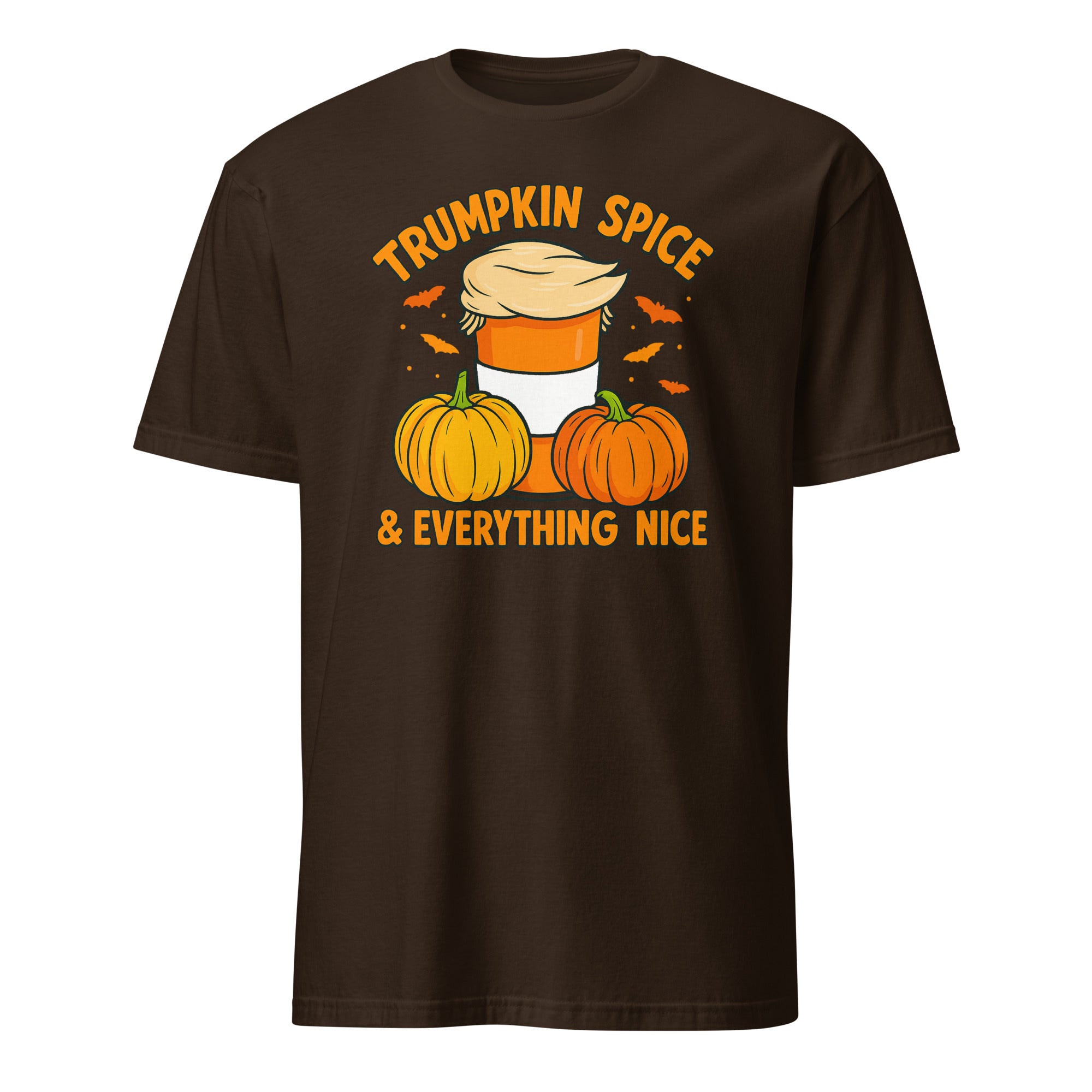 Dark Chocolate Trumpkin Spice Shirt Halloween Pumpkin Funny Trump T-Shirt by Cuccico