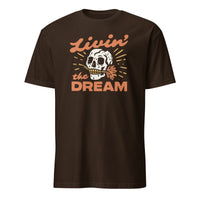 Everything is Fine Skeleton Festival Shirt in Dark Chocolate by Cuccico