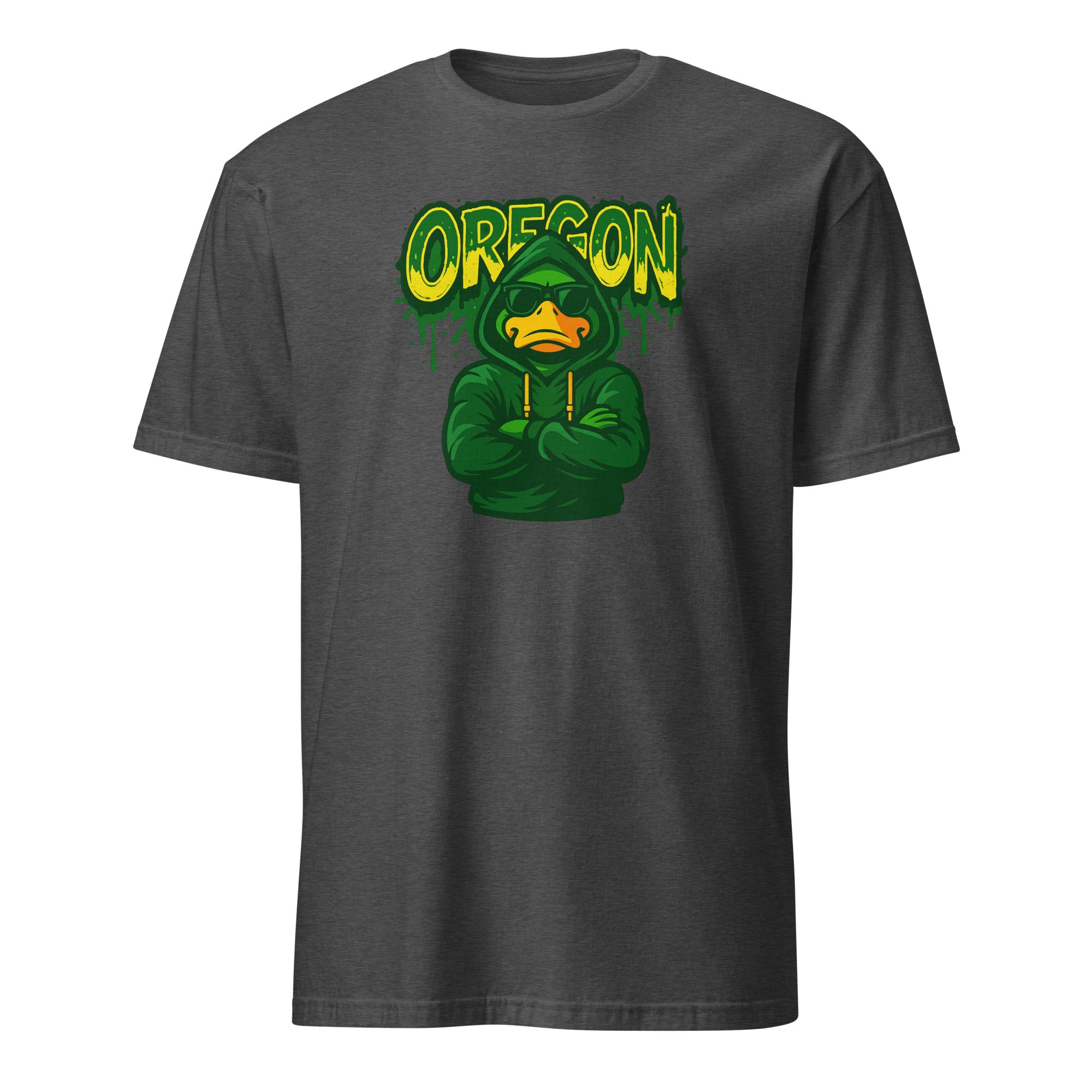 Vintage Donald Duck Oregon Ducks Football T-Shirt in Dark Heather Grey by Cuccico