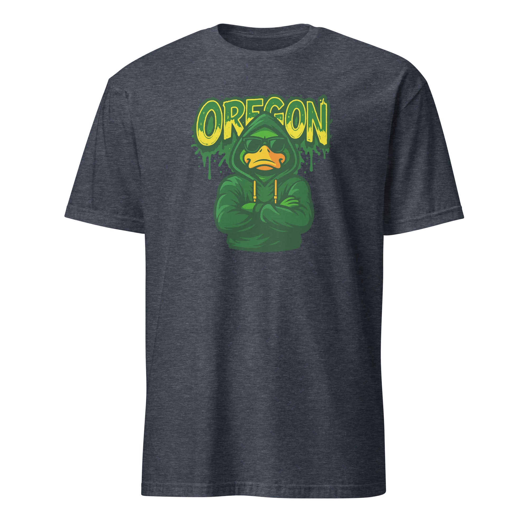 Vintage Donald Duck Oregon Ducks Football T-Shirt in Heather Navy by Cuccico