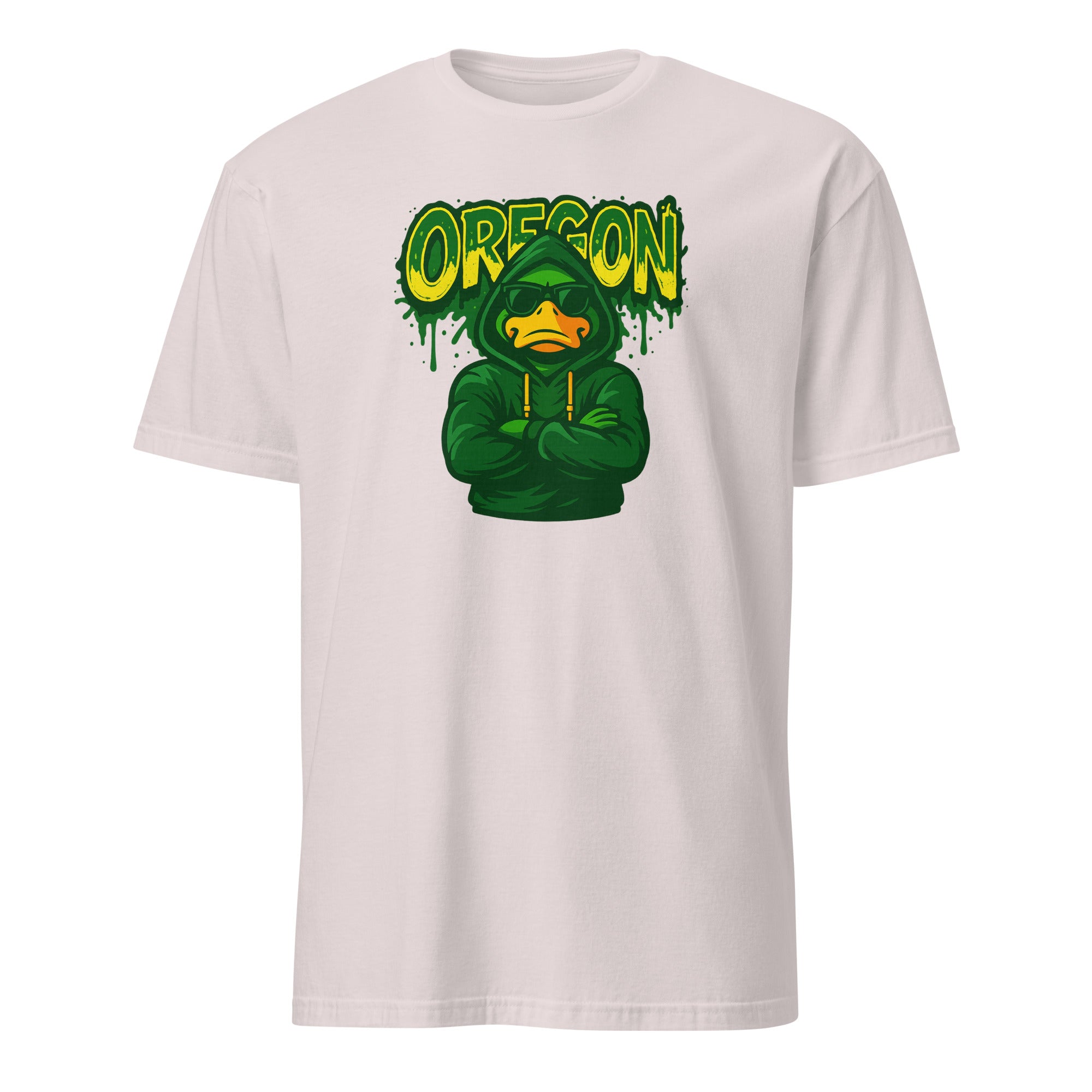 Vintage Donald Duck Oregon Ducks Football T-Shirt in Ice Grey by Cuccico