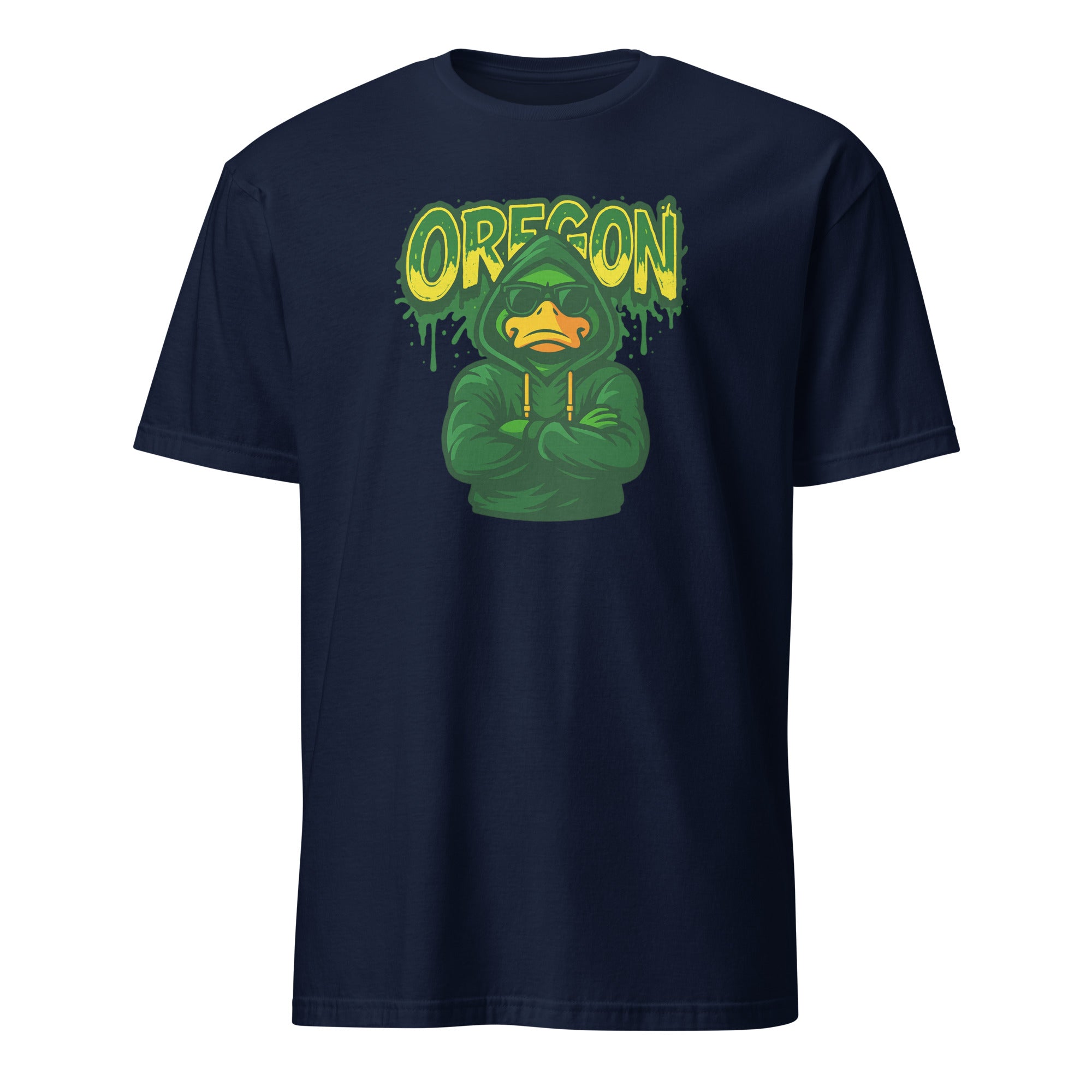 Vintage Donald Duck Oregon Ducks Football T-Shirt in Navy by Cuccico