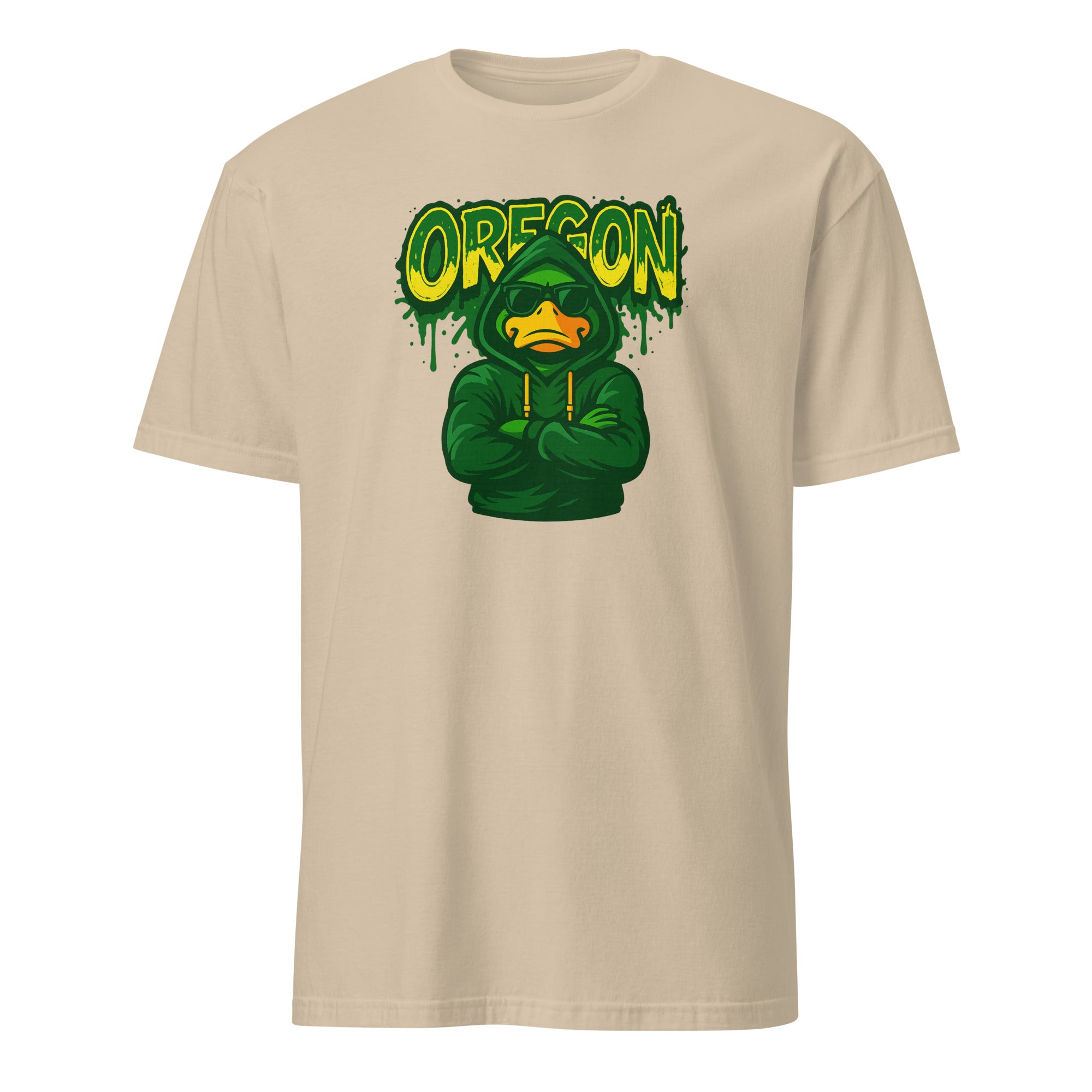Vintage Donald Duck Oregon Ducks Football T-Shirt in Sand by Cuccico