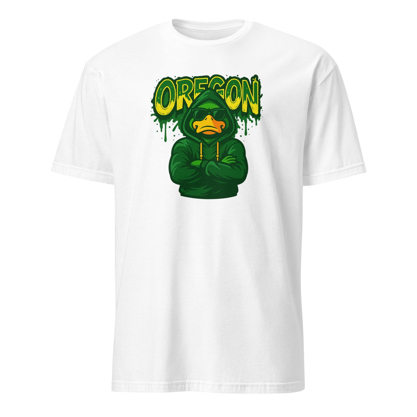 Vintage Donald Duck Oregon Ducks Football T-Shirt in White by Cuccico