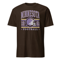 Throwback Minnesota Football Shirt Dark Chocolate by Cuccico