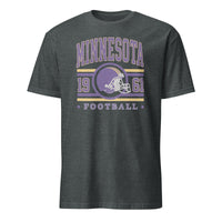 Distressed Minnesota Mascot Shirt in Dark Heather by Cuccico