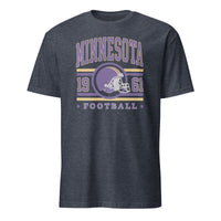 Vintage Minnesota Mascot Retro Shirt Heather Navy by Cuccico