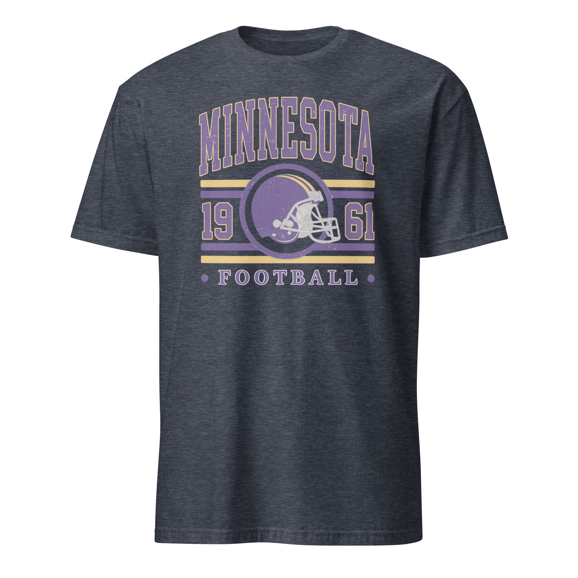 Vintage Minnesota Mascot Retro Shirt Heather Navy by Cuccico