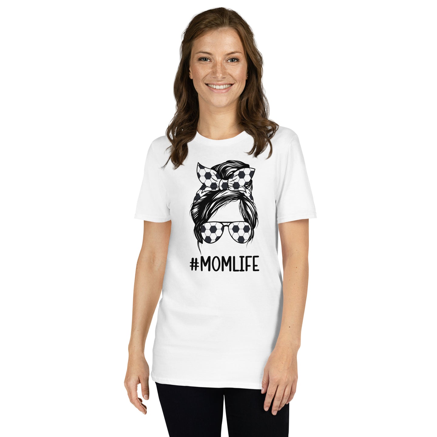 Messy Bun Soccer Mom Shirt - Perfect Mother's Day Gift T-Shirt - Cuccico Design