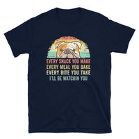 Every Snack Every Meal English Bulldog T-Shirt - Cuccico Design