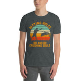 Funny Cornhole Shirt for Men | Hitting Holes Tee - Cuccico Design