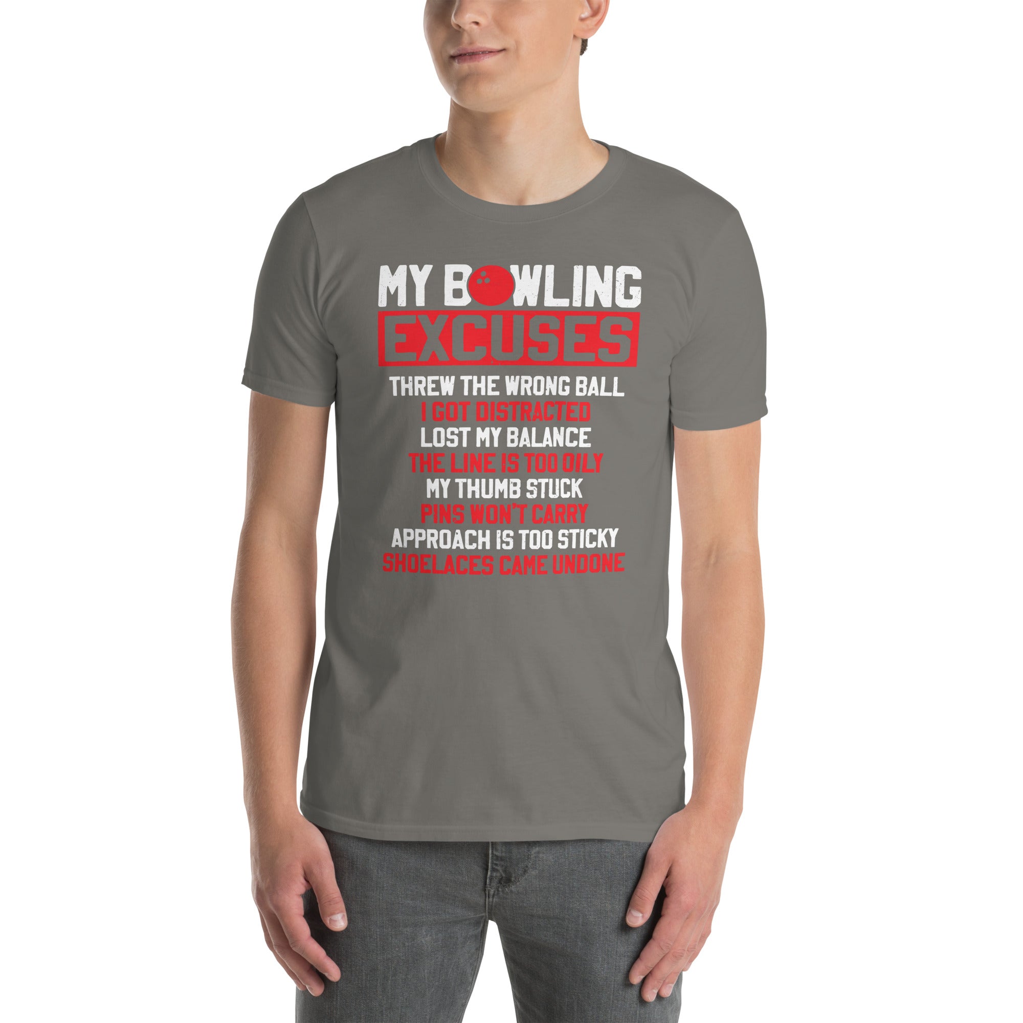 Funny Bowling T-Shirt | My Bowling Excuses Shirt | Unisex - Cuccico Design