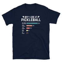 Funny Pickleball Shirt Gift | Why I Lose T-Shirt - Cuccico Design