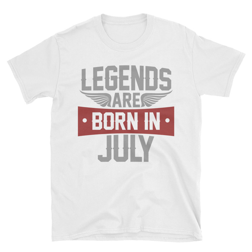 Legends are Born in July T-Shirt | July Birthday Gift for Men - Cuccico Design