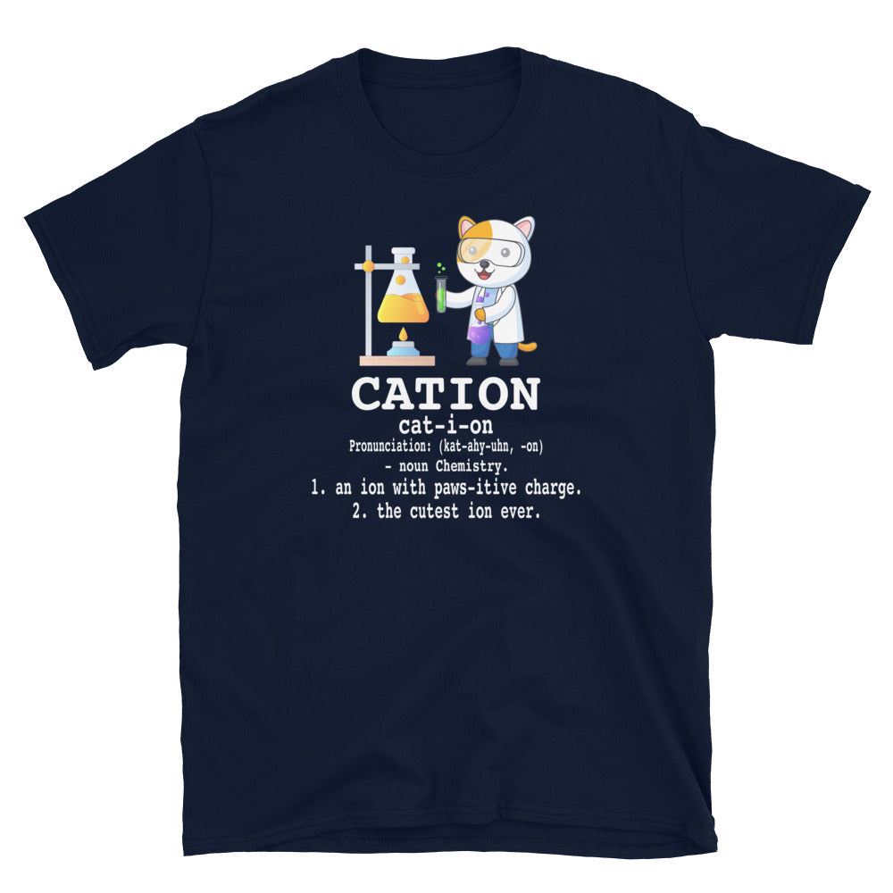 Chemistry Teacher T-Shirt | Cute Science Cat Pun Gift - Cuccico Design