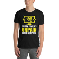 Family Unpaid Tech Support T-Shirt - Funny Engineer Gift - Cuccico Design