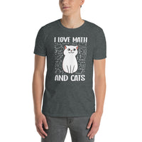 Math and Cats Shirt | Cute Teacher & Cat Lover Gift Tee - Cuccico Design