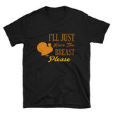 Funny Thanksgiving Shirt - I Am A Breast Man Turkey Tee - Cuccico Design