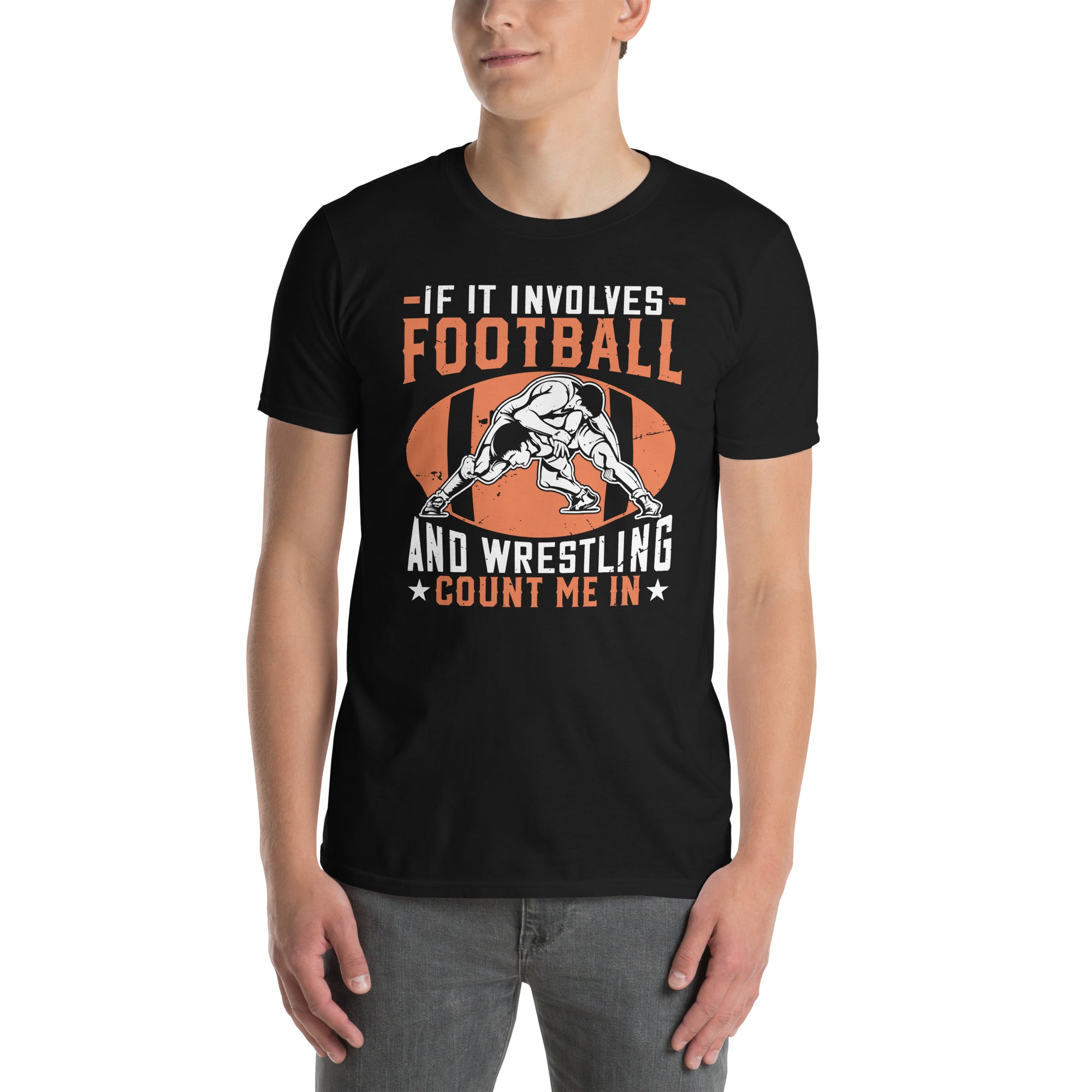 Funny Wrestling and Football T-Shirt - Sports Fan Gift - Cuccico Design