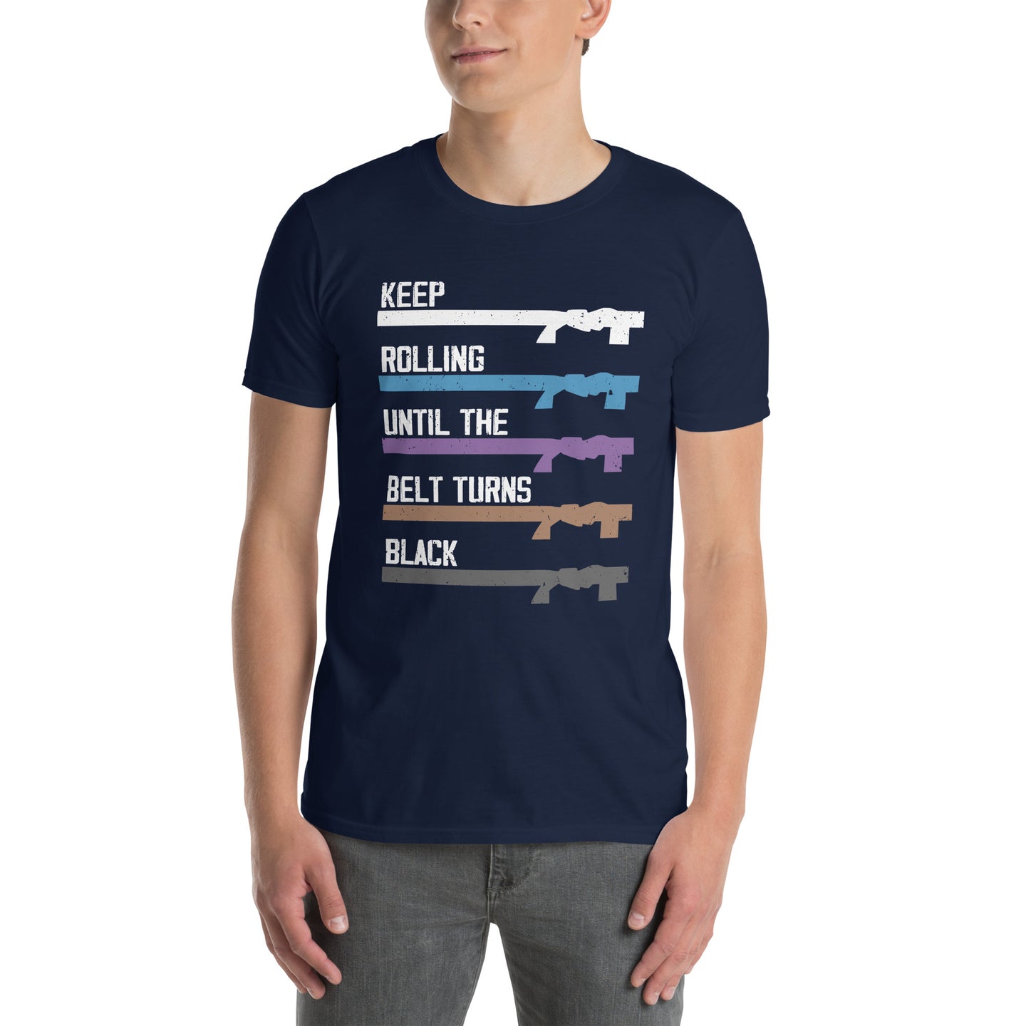 Keep Rolling Jiu Jitsu T-Shirt | BJJ & MMA Gift - Cuccico Design