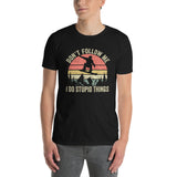 Dont Follow Me T-Shirt: Funny Ski Snowboard Vintage Sunset - Cuccico Design