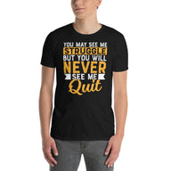Struggle Never Quit T-Shirt | Inspirational Quote - Cuccico Design