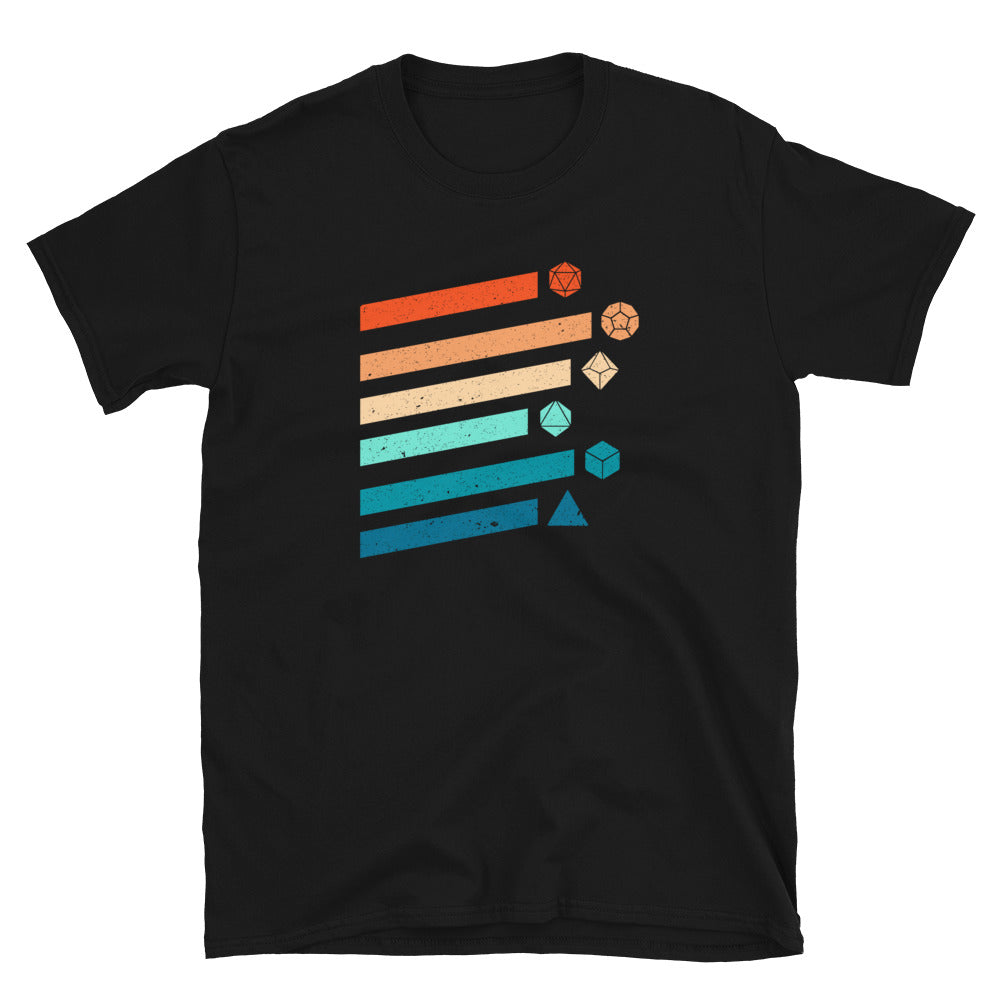 Tabletop RPG D20 Dice T-Shirt - Minimalist Gaming Shirt - Cuccico Design