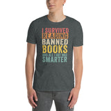 Banned Books T-Shirt - I Survived Reading - Book Lover Gift - Cuccico Design