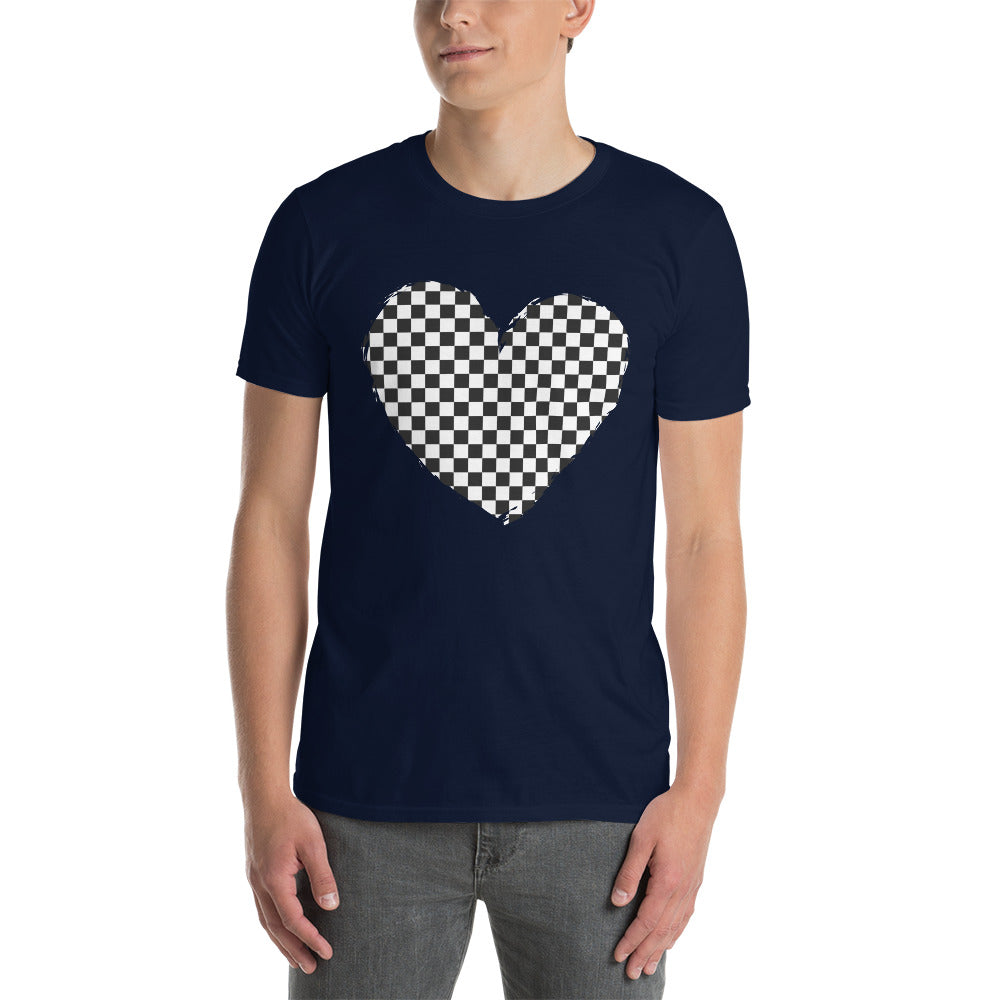 Funny Black White Checkered Shirt | Chess Game Gift - Cuccico Design